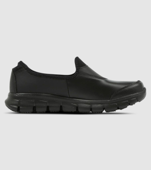 Skechers go walk hot sale undercover black leather