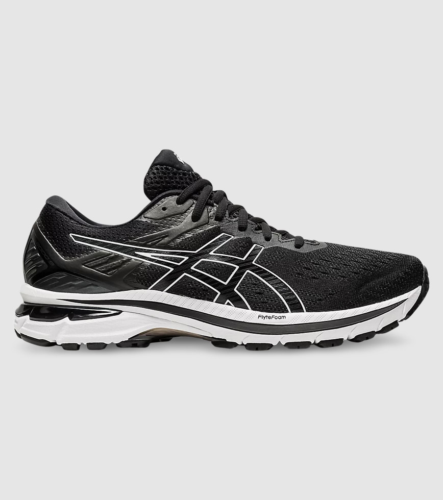 ASICS GT 2000 9 MENS BLACK WHITE