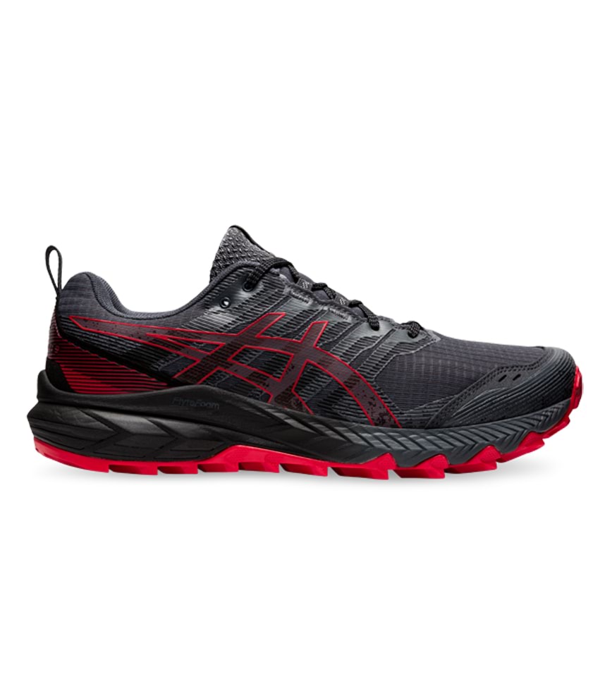 ASICS GEL TRABUCO 9 MENS CARRIER GREY ELECTRIC RED The Athlete s Foot