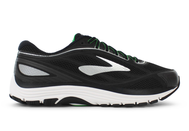 BROOKS DYAD 9 2E MENS BLACK WHITE GREEN Black BROOKS DYAD 9 2E MENS BLACK WHITE GREEN