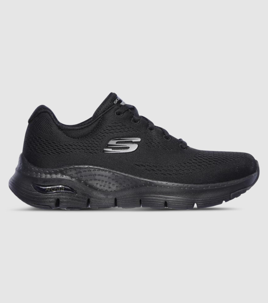 Black womens sketchers best sale