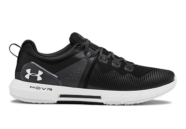 UNDER ARMOUR HOVR RISE MENS BLACK WHITE WHITE