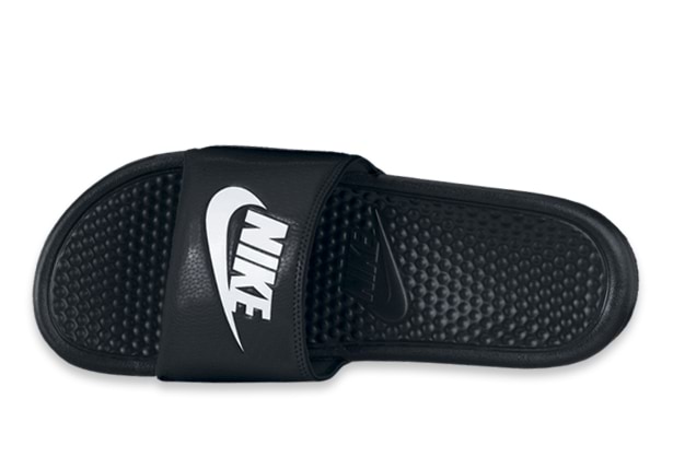 NIKE BENASSI MENS BLACK WHITE