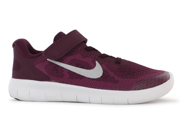 NIKE FREE RN 2 PS KIDS BORDEAUX Red Pre School Girls Running Shoes