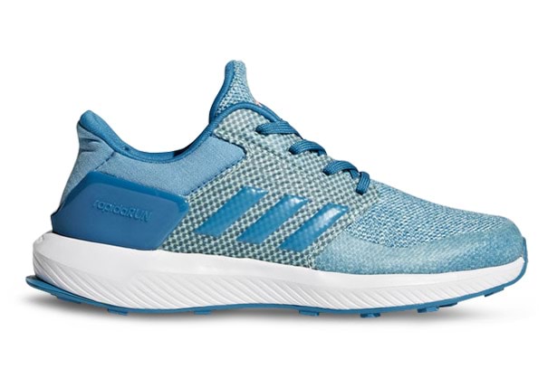 ADIDAS RAPIDARUN KIDS ENERGY AQUA SUN GLOW Blue Grade School Senior Girls Running Shoes