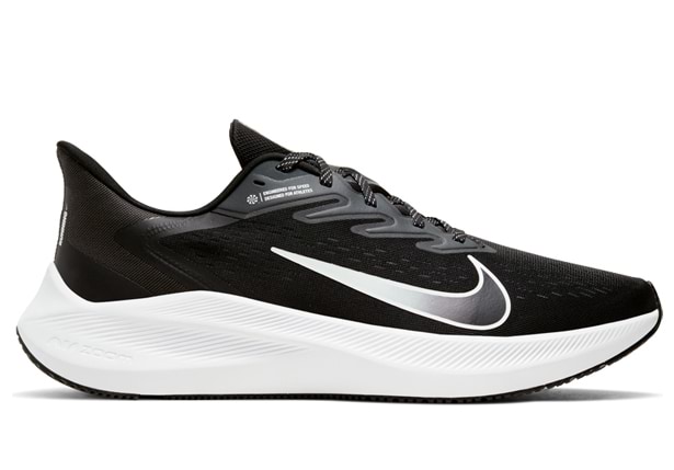 NIKE ZOOM WINFLO 7 MENS BLACK WHITE ANTHRACITE The Athlete s Foot