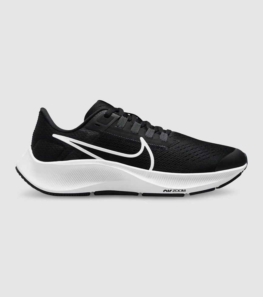 NIKE AIR ZOOM PEGASUS 38 GS KIDS BLACK WHITE ANTHRACITE VOLT The Athlete s Foot