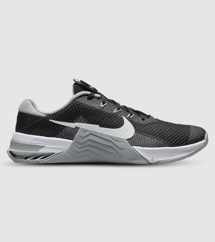 NIKE METCON 7 MENS BLACK PURE PLATINUM PARTICLE GREY WHITE The Athlete s Foot