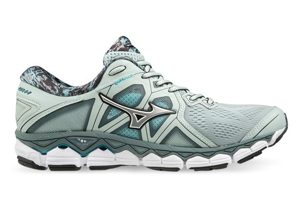 MIZUNO WAVE SKY 2 WOMENS SKY GRAY SILVER BLUE CURCAO