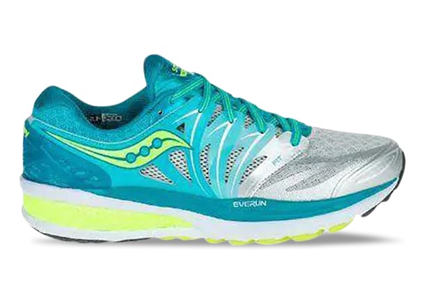 SAUCONY HURRICANE ISO 2 WOMENS BLUE SILVER CITRON