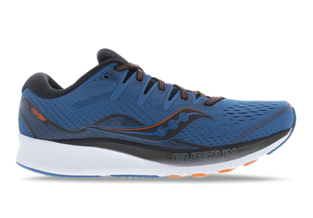 SAUCONY RIDE ISO 2 MENS BLACK BLU