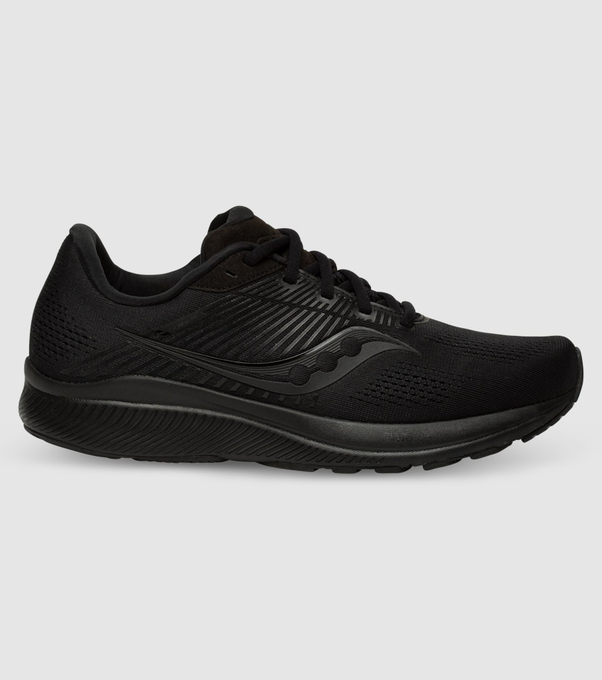 All black saucony running shoes online