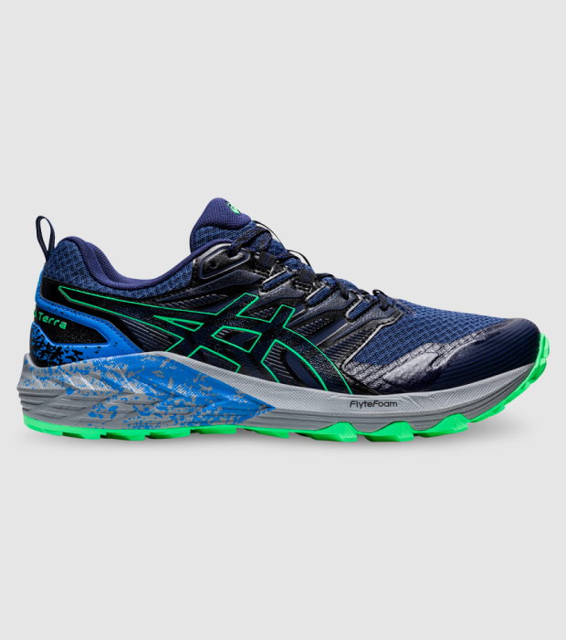 ASICS GEL-TRABUCO TERRA MENS DEEP OCEAN NEW LEAF | The