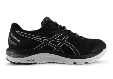 ASICS GEL CUMULUS 20 MENS BLACK WHITE Black Mens Neutral Running Shoes