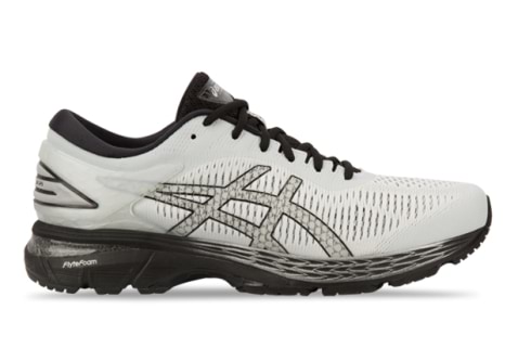 Asics women's gel-kayano 25 shoe - black/glacier grey hotsell