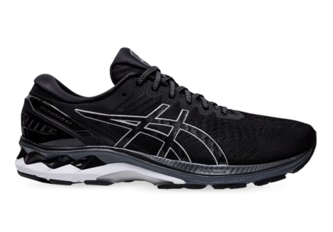 ASICS GEL KAYANO 27 4E MENS BLACK PURE SILVER The Athlete s Foot