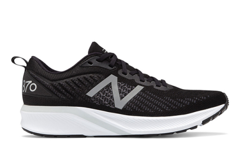 NEW BALANCE M870BW5 2E MENS BLACK WHITE Black Mens Supportive Running Shoes