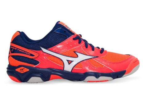 MIZUNO WAVE TWISTER GS KIDS CORAL WHITE The Athlete s Foot