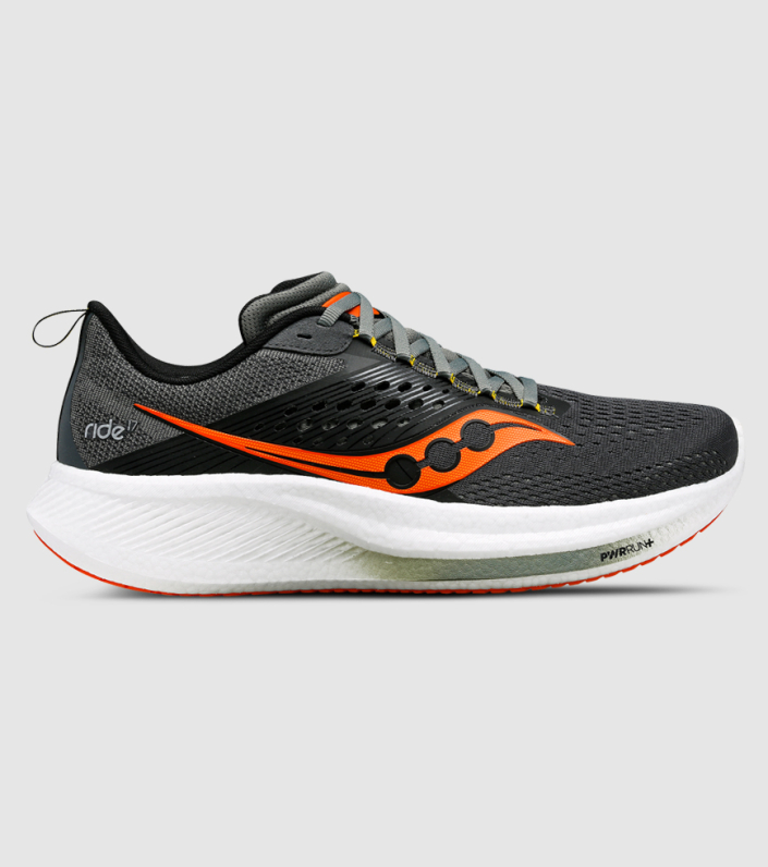 SAUCONY RIDE 17 MENS GREY | The Athlete's Foot