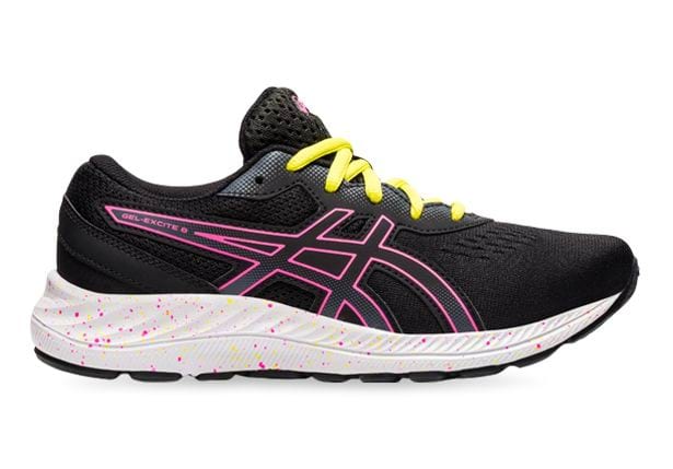 asics pink and black