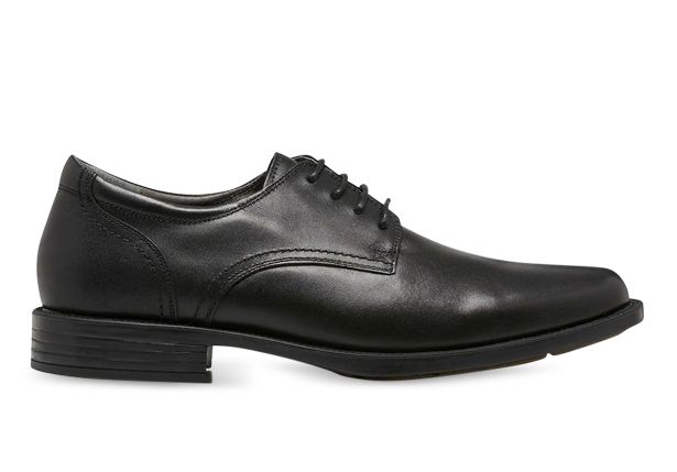 athlete's foot black leather shoes