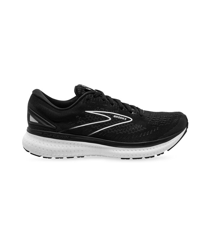 brooks glycerin 19 black white