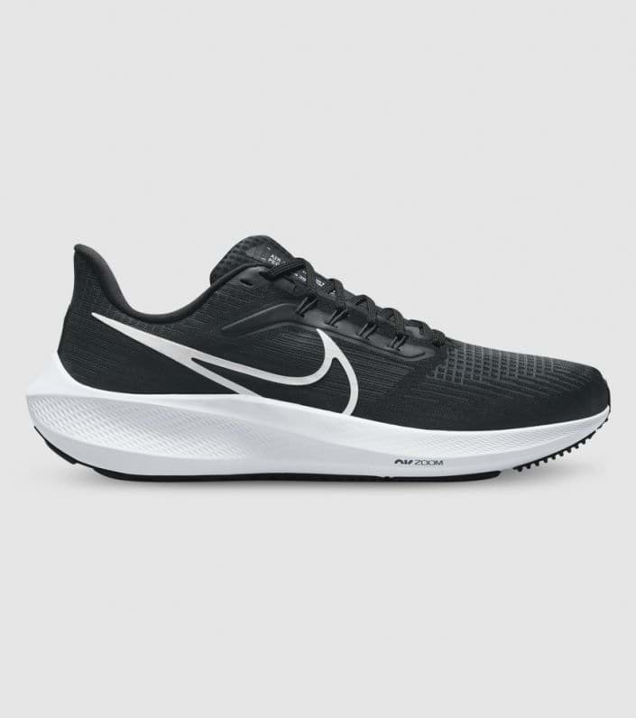 NIKE AIR ZOOM PEGASUS 39 MENS BLACK WHITE DARK SMOKE GREY | The Athlete ...