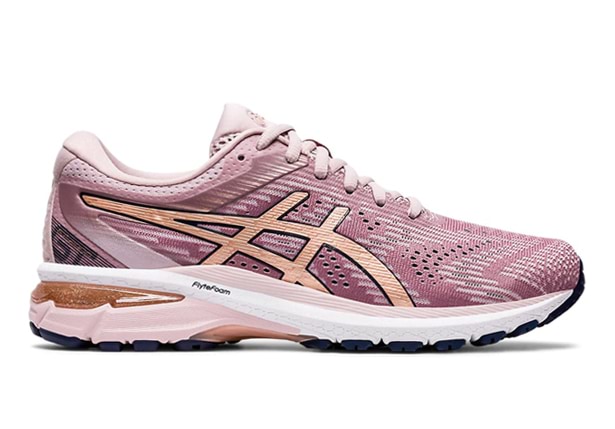 ASICS GT 2000 8 D WOMENS WATERSHED ROSE GOLD Blue Womens Supportive Running Shoes