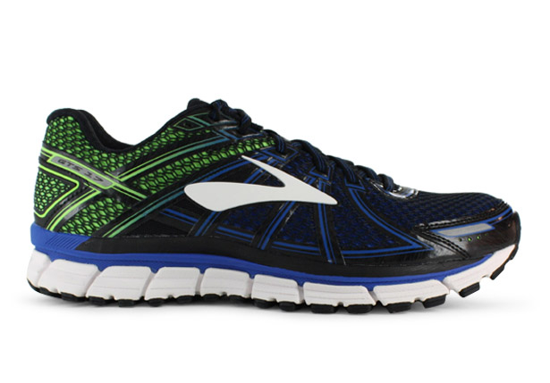 BROOKS ADRENALINE GTS 17 MENS BLUE BLACK GREEN Blue Mens Supportive Running Shoes