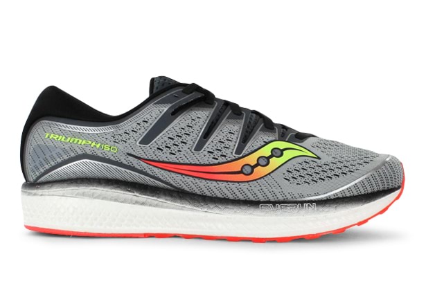 SAUCONY TRIUMPH ISO 5 MENS GREY BLACK Grey Mens Cushion Running Shoes