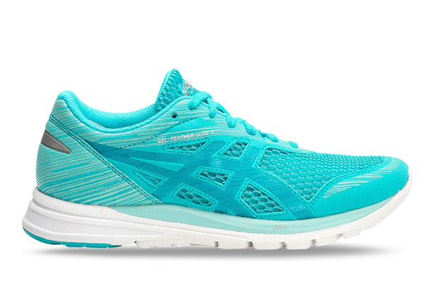 ASICS GEL FEATHER GLIDE 4 WOMENS ARUBA BLUE AQUARIUM WHITE Blue Womens Performance Running Shoes