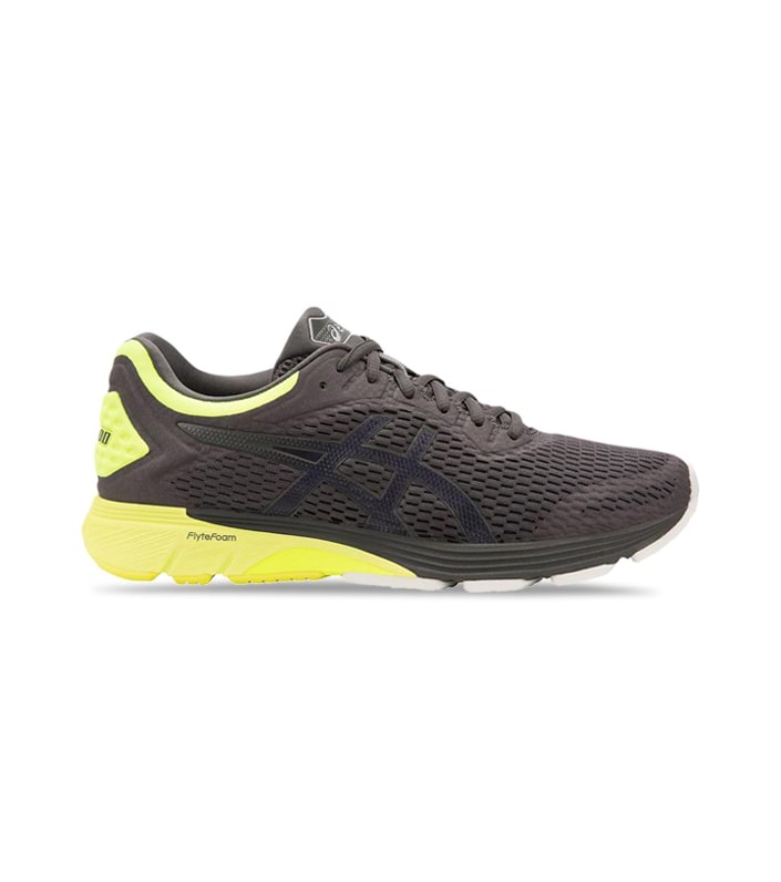 ASICS GT-4000 (2E) MENS DARK GREY SAFETY YELLOW