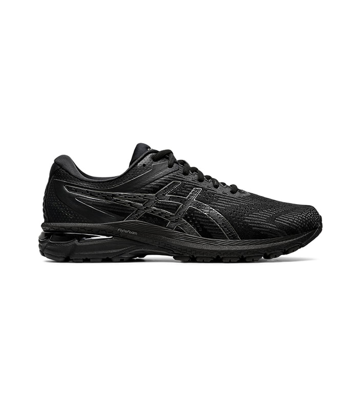 ASICS GT-2000 8 (D) WOMENS BLACK BLACK