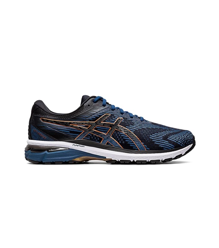 ASICS GT-2000 8 (2E) MENS GRAND SHARK BLACK