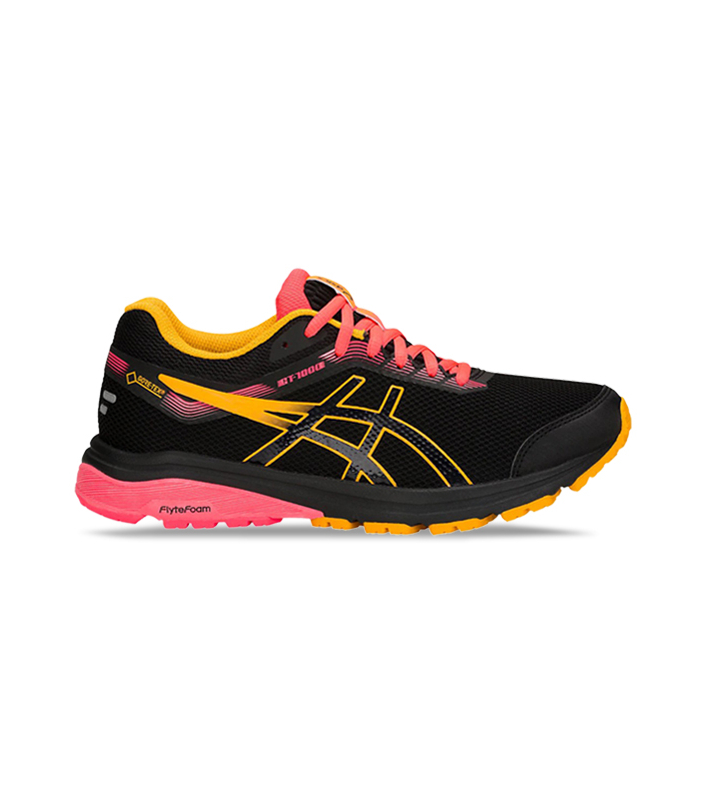 ASICS GT-1000 7 (GTX) WOMENS  WOMENS  BLACK AMBER