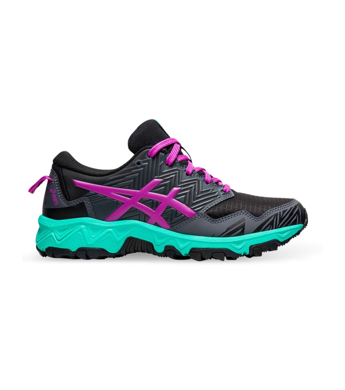 ASICS GEL-FUJI TRABUCO 8 (GS) KIDS BLACK DIGITAL GRAPE