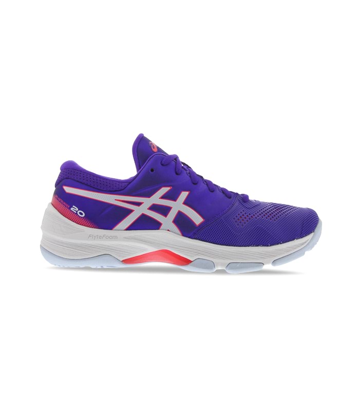 ASICS GEL-NETBURNER 20 (D) WOMENS ROYAL AZEL SOFT SKY