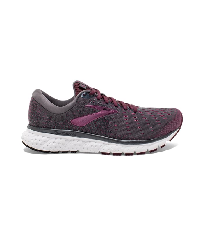 BROOKS GLYCERIN 17 WOMENS EBONY WILD ASTER FIG