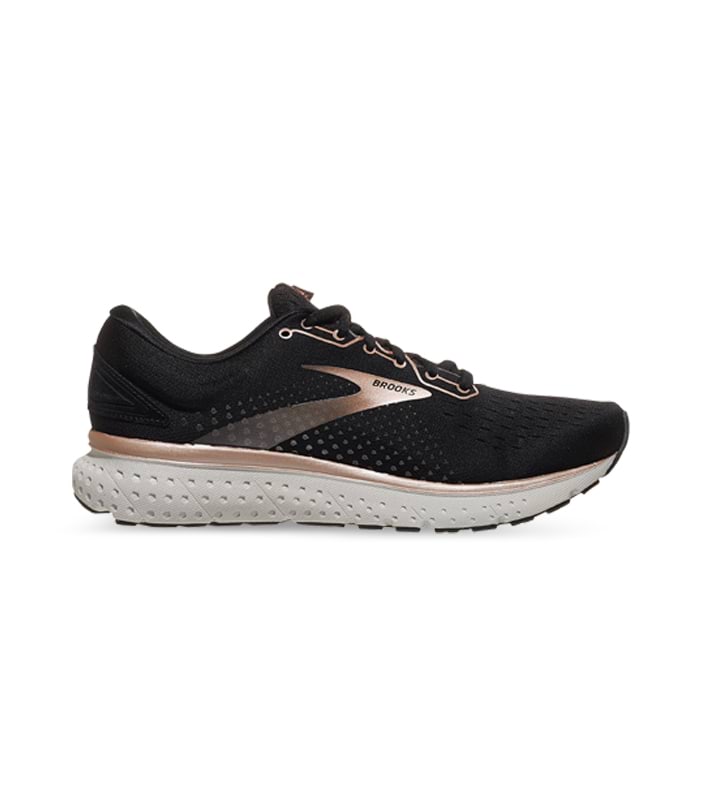 BROOKS GLYCERIN 18 WOMENS ROSE METALLIC BLACK