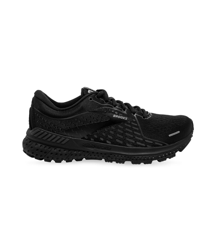 BROOKS ADRENALINE GTS 21 WOMENS BLACK BLACK EBONY