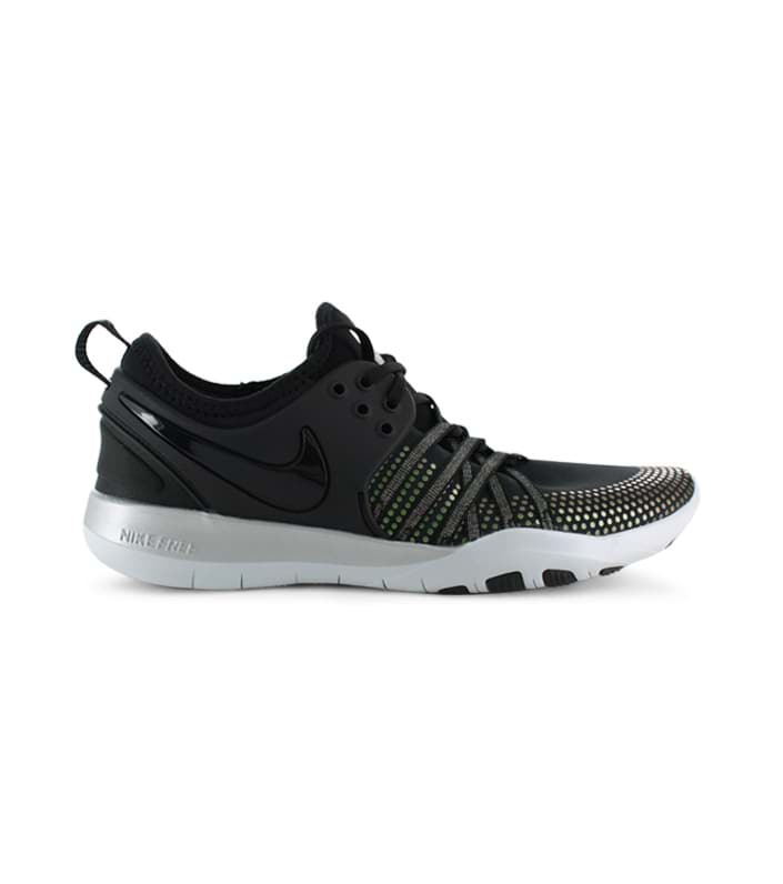 NIKE FREE TR 7 METALIC WOMENS BLACK PURE PLATINUM