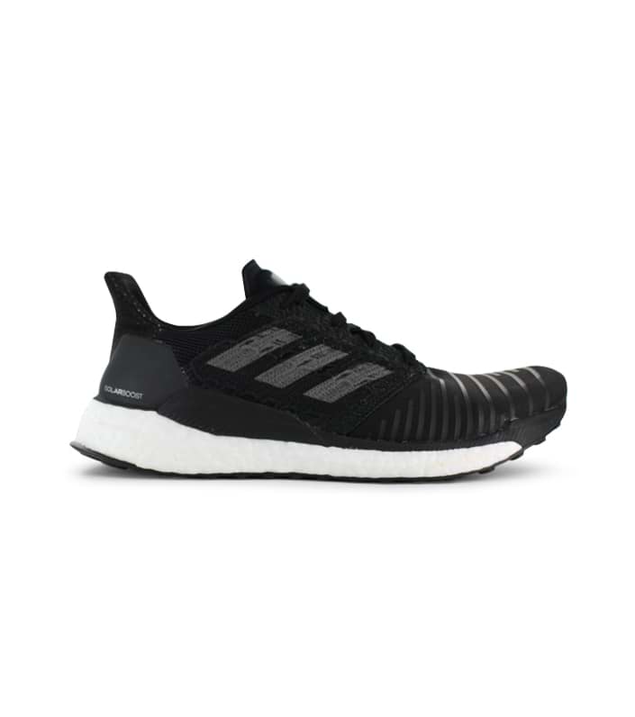 ADIDAS SOLAR BOOST WOMENS CORE BLACK GREY FOUR WHITE