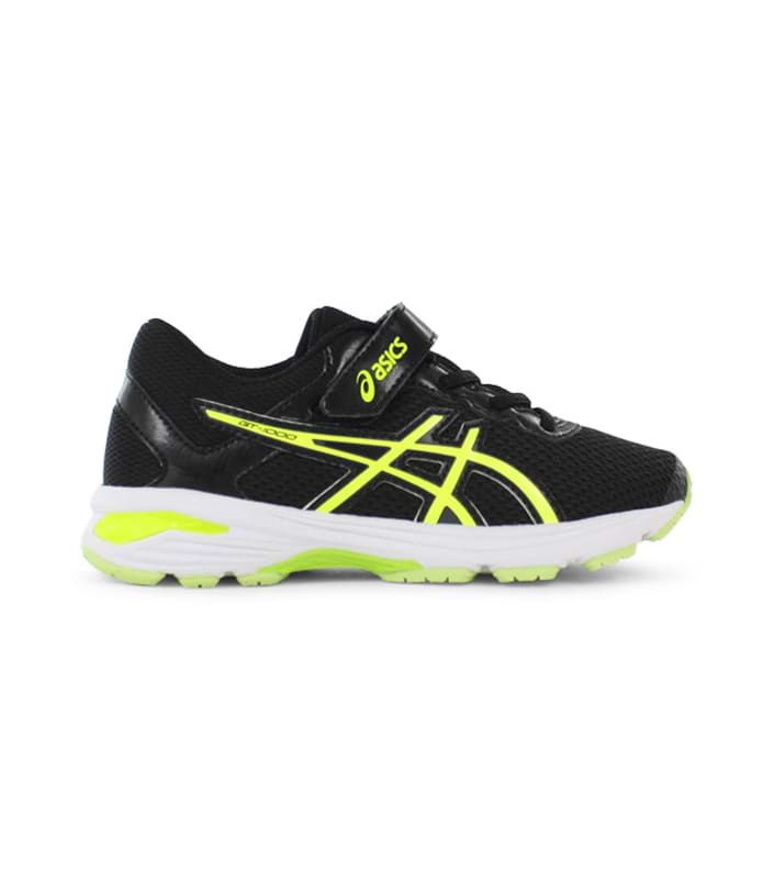 ASICS GT-1000 6 (PS) KIDS BLACK YELLOW WHITE