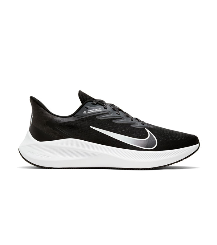 NIKE ZOOM WINFLO 7 MENS BLACK WHITE ANTHRACITE