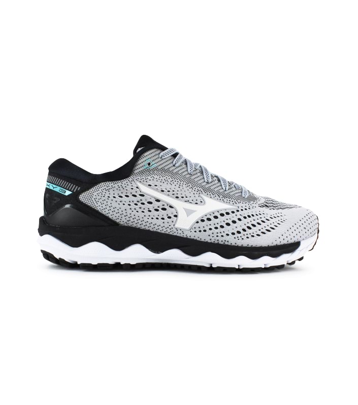 MIZUNO WAVE SKY 3 WOMENS GREY WHITE