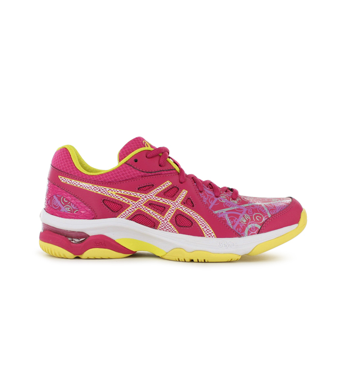 ASICS GEL-NETBURNER ACADEMY 7 WOMENS PINK WHITE