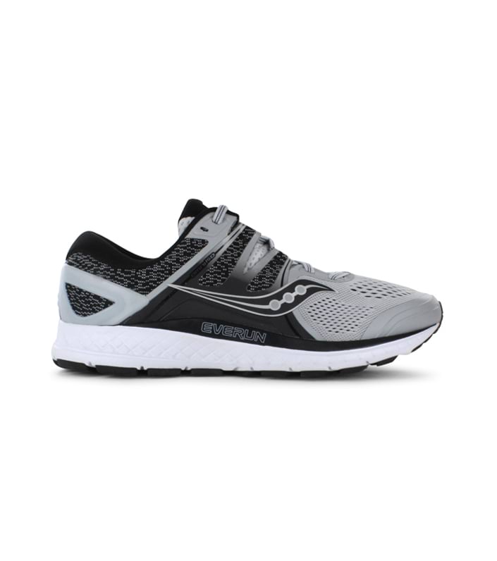 SAUCONY OMNI ISO (2E) MENS GREY BLACK