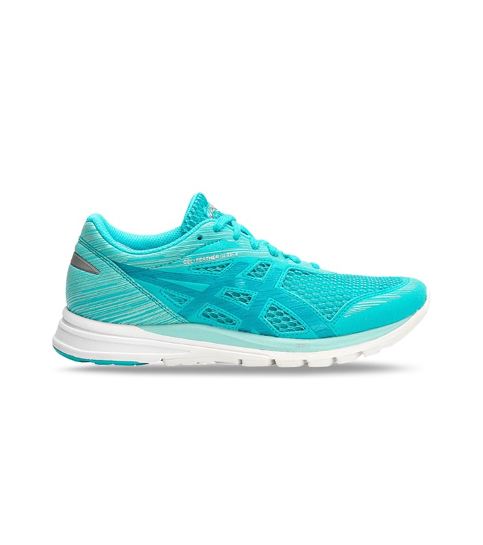 ASICS GEL-FEATHER GLIDE 4 WOMENS ARUBA BLUE AQUARIUM WHITE