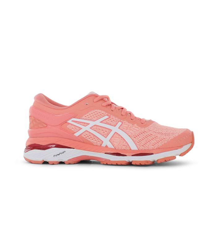 GEL-KAYANO 24 / WOMENS / SEASHELL PINK WHITE BEGONIA PINK