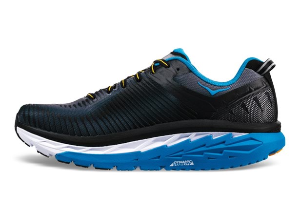 HOKA ONE ONE ARAHI 2 2E MENS BLACK CHARCOAL GRAY Black Mens